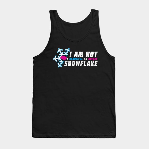 A Unique Snowflake Tank Top by rasabi